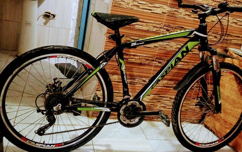 impoted bicycle aluminium body full size 26 impoted saimano gears 1