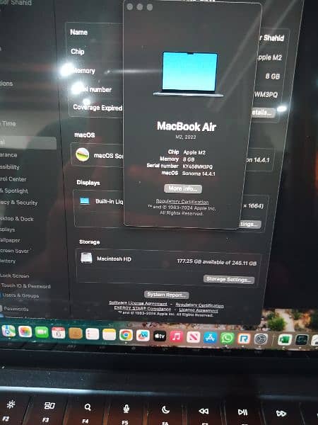 MacBook Air 2022 M2 100% battery Health 10/10. 4