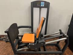 Weighted leg press machine imported life fitness
