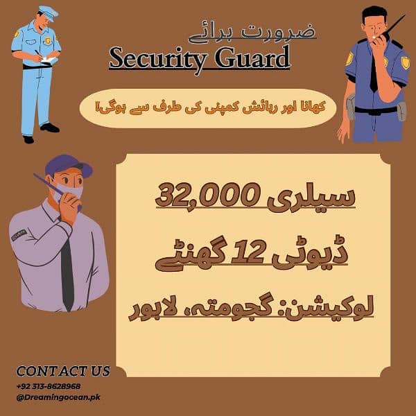 security guard chahye urgent 0