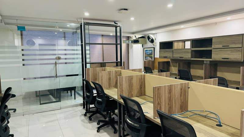 1000 square feet Furnished Office near Liberty Market Road for rent at Gulberg 3 0
