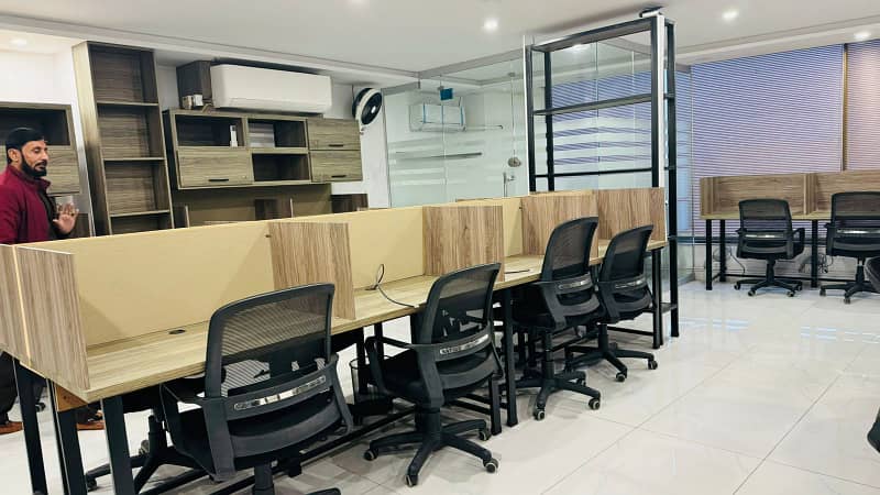 1000 square feet Furnished Office near Liberty Market Road for rent at Gulberg 3 1
