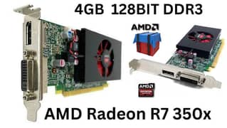 AMD Radeon R7 350x 4GB 128bit DDR3 Graphics Card