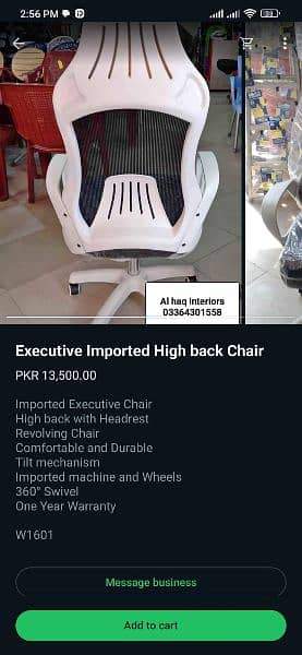 Office Executive Chairs / Imported Headrest Chair /gaming Chair 3