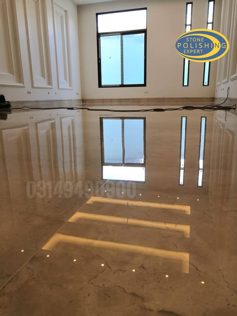 Marble/Chips/Tiles Floor Cleaning Polish Service Islamabad 5