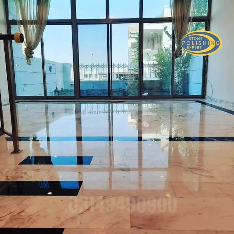 Marble/Chips/Tiles Floor Cleaning Polish Service Islamabad 8