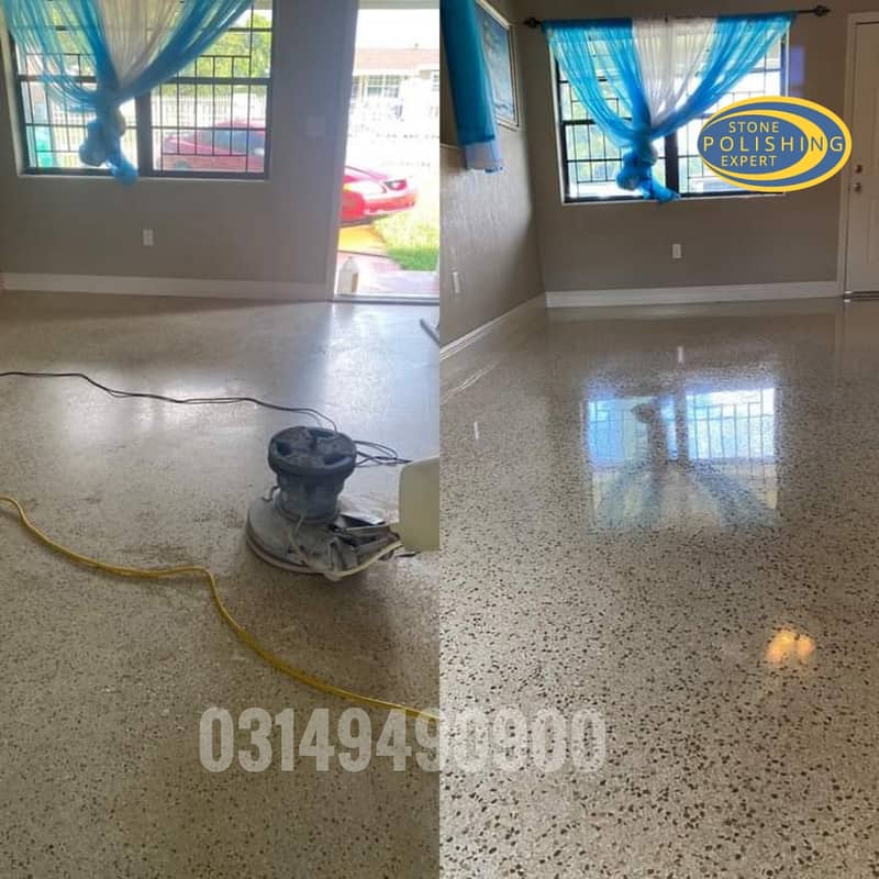 Marble/Chips/Tiles Floor Cleaning Polish Service Islamabad 11