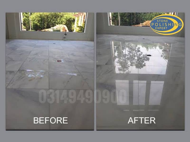 Marble/Chips/Tiles Floor Cleaning Polish Service Islamabad 16