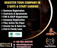 Company Registration | Trademarks and Copyrights  | Taxation cases