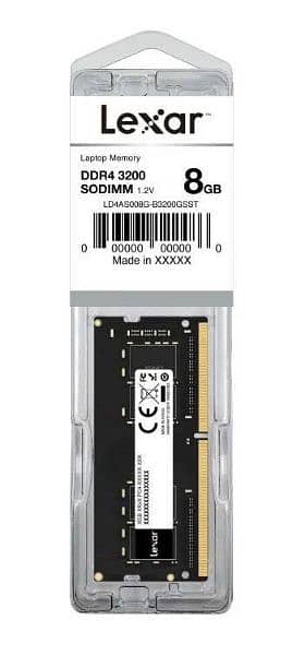 lexar 8gb ram new and kingston 8gb ram new. ddr4 1