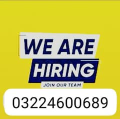 Male/Female staff online job Available partime fultime Hombase of/work