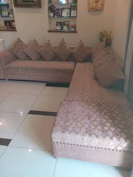 L Shaped, Table and 5 Seater Set 3