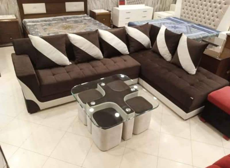 Sofa set | l shape sofa set | sofa cum bed | office sofa for sale 14