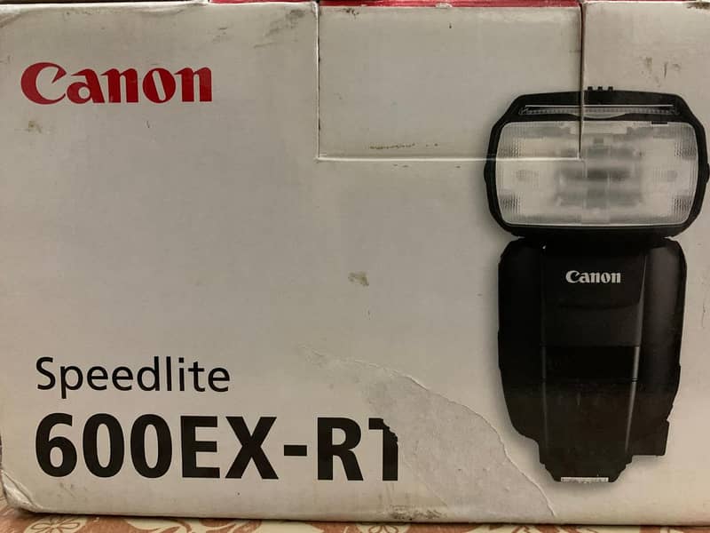 Canon 600 ex rt origional flash gun with box and all necessary accesso 1