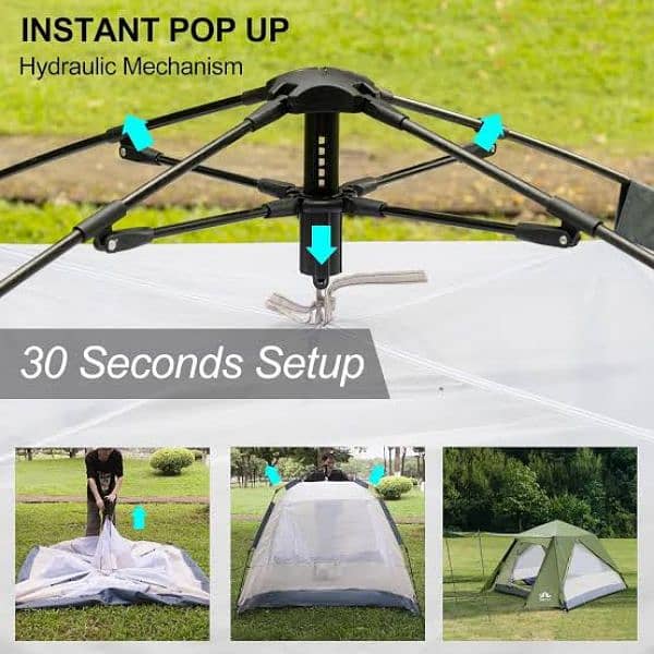 Auto Hydraulic Frame for tent 6x6 ft - Delivery Available 0