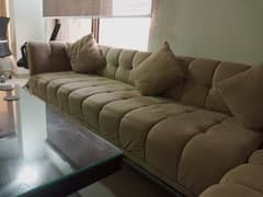 L Shape Sofa 3 + 3 & Table
