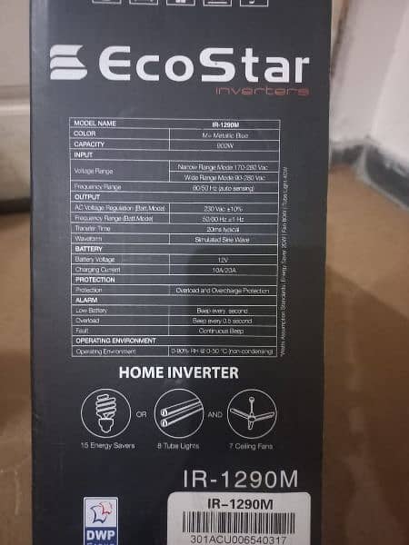 Ecostar UPS 900w 4