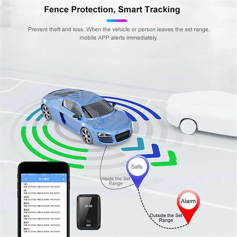 GF09 Mini GPS Tracker Real-time Tracking Locator for Car 6