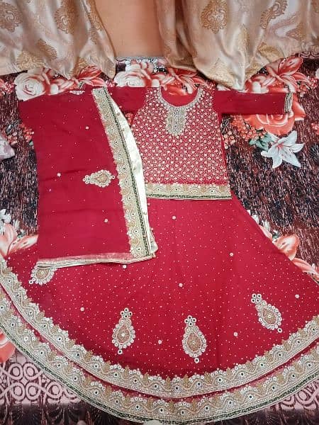 bridal Lehnga 1 time used only 6