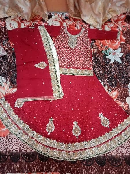 bridal Lehnga 1 time used only 8