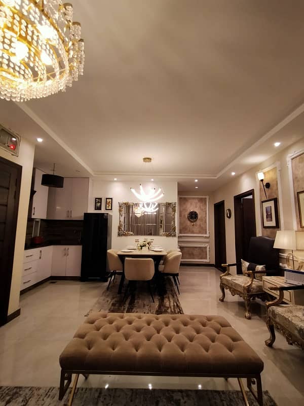 3 Bed Brand Fully Furnished New Luxury Apartment Ground Floor Available For Sale At Gulberg 0