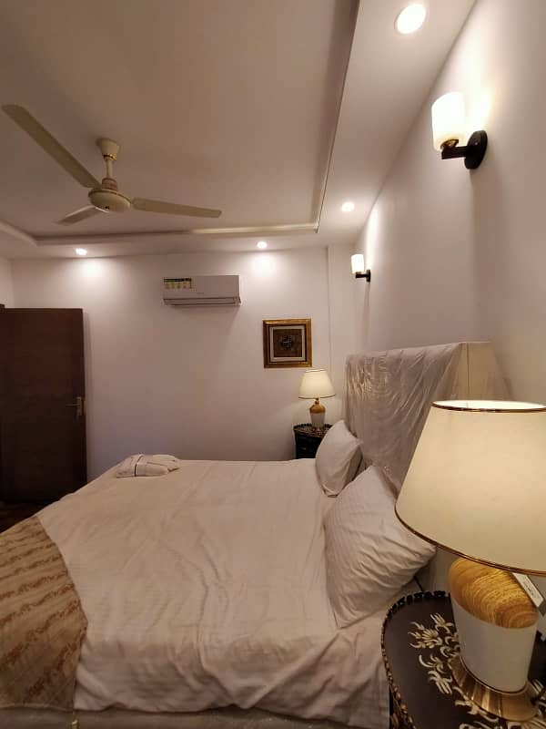 3 Bed Brand Fully Furnished New Luxury Apartment Ground Floor Available For Sale At Gulberg 5