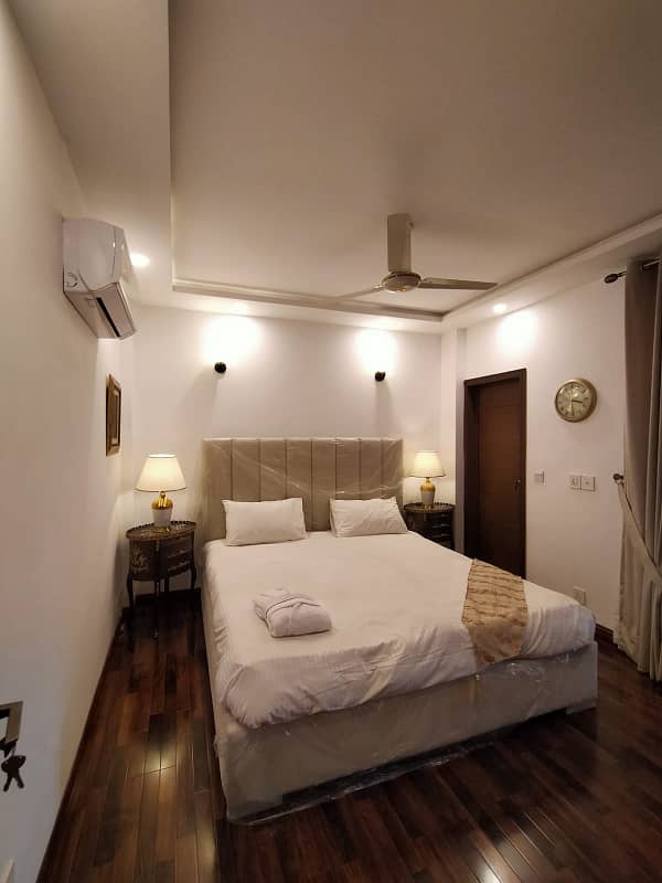 3 Bed Brand Fully Furnished New Luxury Apartment Ground Floor Available For Sale At Gulberg 11