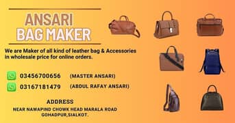leather bag maker