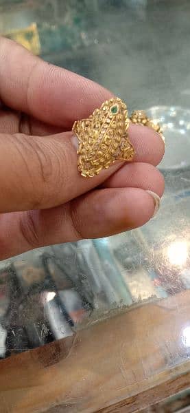 gold ring new design 21 carat 1