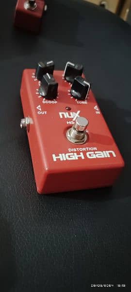 Nux HG6 High Gain Distortion Pedal New 2