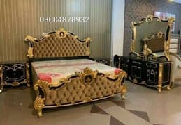 wooden bed/chinyoti bed set/bridal bed set/factory rets