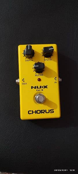 NUX Chorus CH-3 Guitar Effect Pedal New 2
