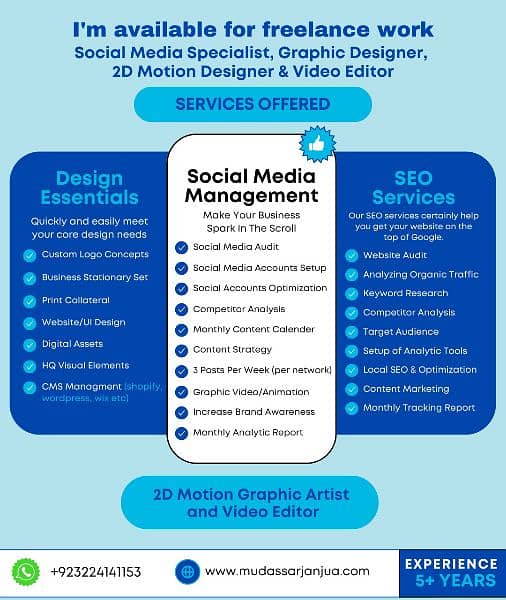 Freelance Social Media Manager, Graphic Designer available Online 0