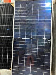 jinko 580 watts bifaciel solar panel with documents