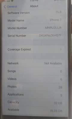 Aoa iPhone 7 non pta 32 gb health 84 only phone ha