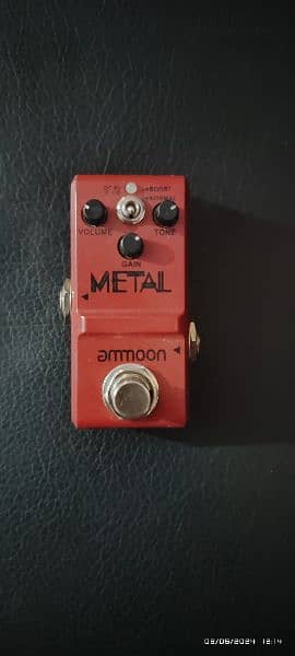 ammoon Metal Distortion Padel for Electric Guitar 0