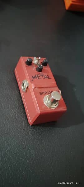 ammoon Metal Distortion Padel for Electric Guitar 1