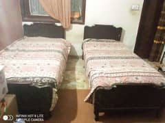 twins single bed with mattress