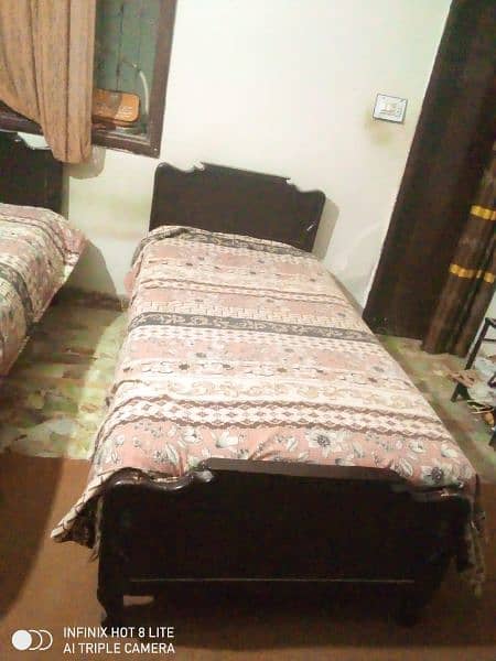 twins single bed with mattress 1