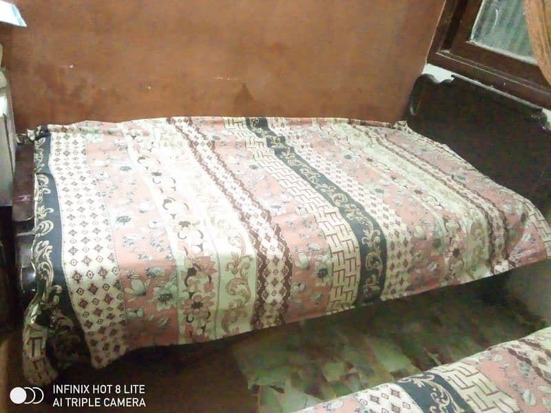 twins single bed with mattress 2