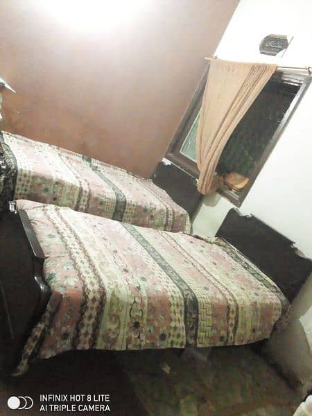twins single bed with mattress 3