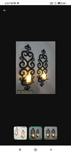 2 pcs candle holder wall decoration 1