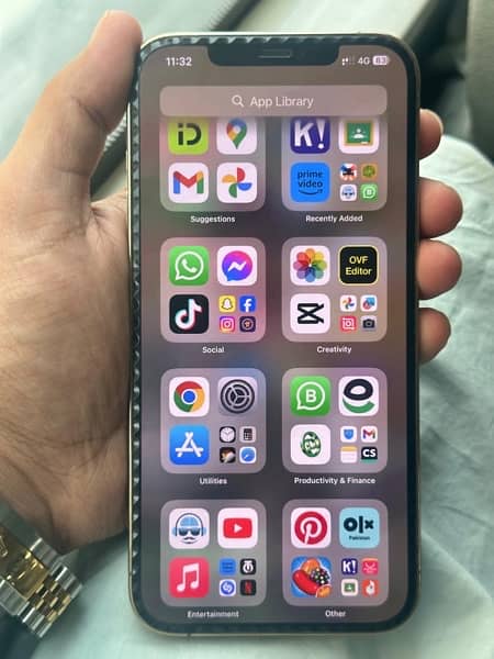 Iphone 12 Pro Max Physical Duel appoved 128 gb Golden 3