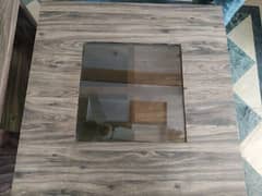 2 wooden center tables new style 33 x 33 inches