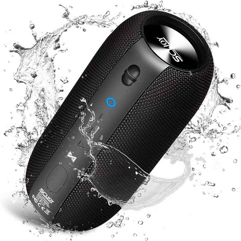 Bluetooth Speaker, SCIJOY Speakers Bluetooth Wireless IPX7 Waterproof 0