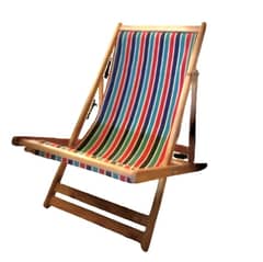 Wooden Folding Sling Chair