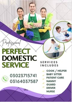 Maid/Helper  Patient /COOK Baby sitter/Driver available
