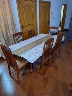 Chinioti Dining table with 6 chairs
