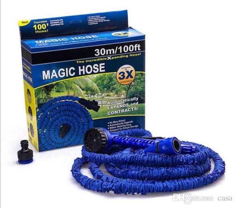 Magic Hose Water Pipe 100ft for Garden & Car wash 1