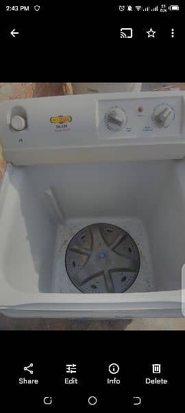 super asia washing machine for sale 1